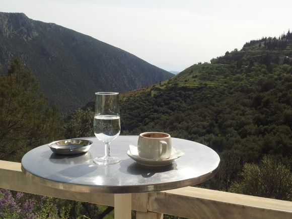 Coffee break at Delphi