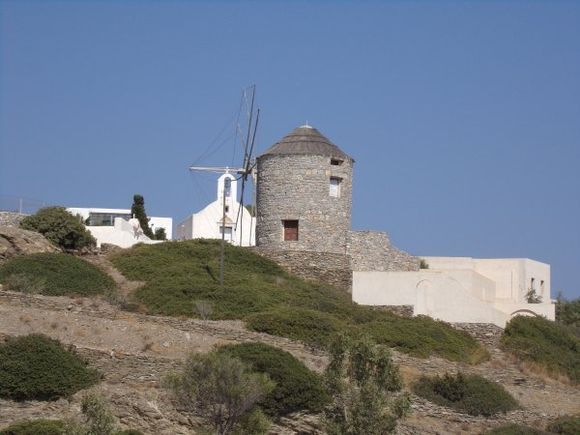 windmill in chora