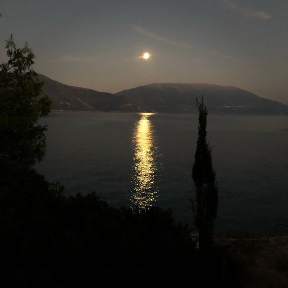 Moonlight. Fiscardo, Kefalonia