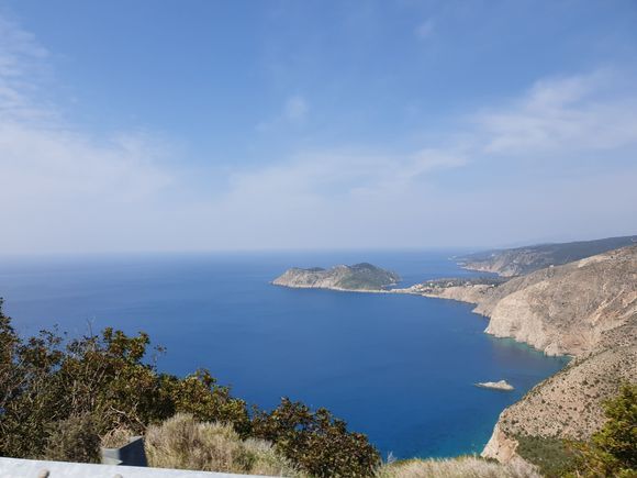 Looking back towards Assos! An absolutely stunning little village as you can see from some of Cigognes' pictures.