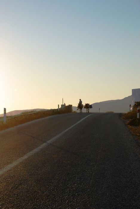 Road through Folegandros