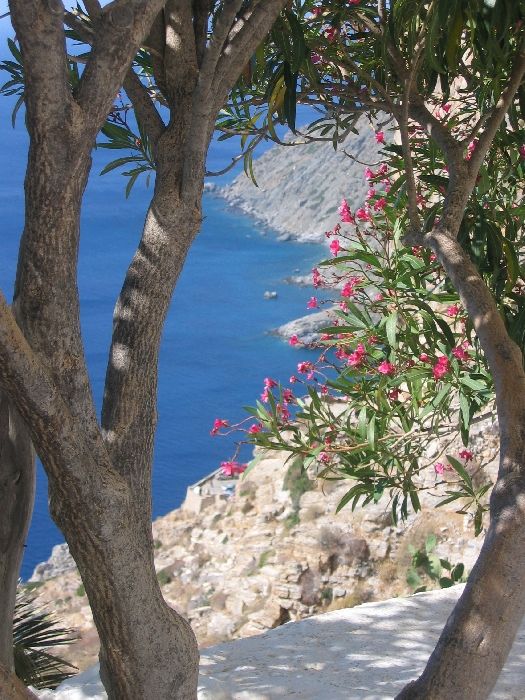 View from the monastery. Amorgos
