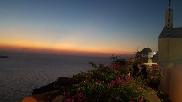 my 1st Santorini Sunset