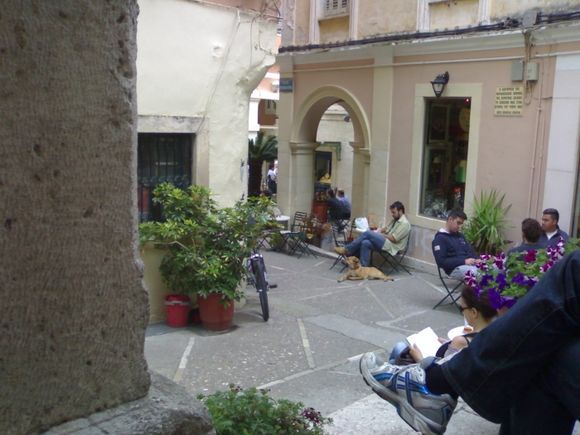 old Corfu town