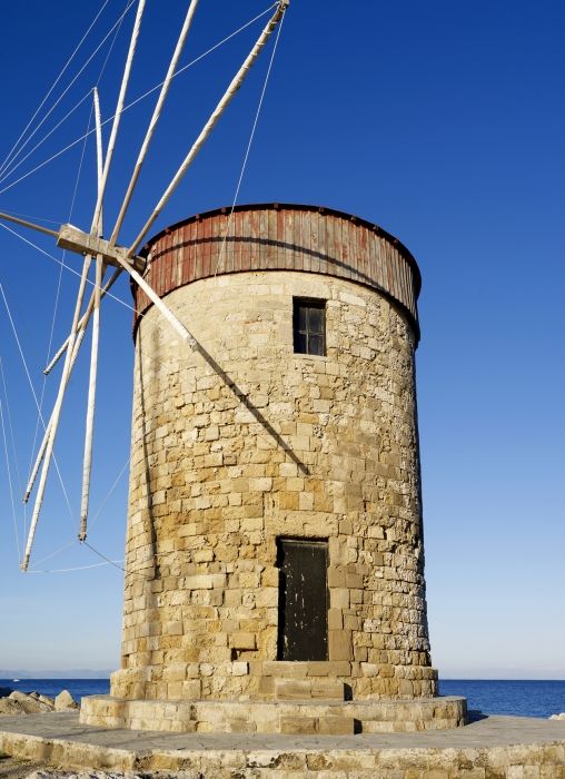Windmill, Rhodes Town Harbour