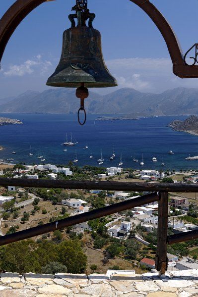 Kalymnos from Xerocambos, Leros, Dodecanese.