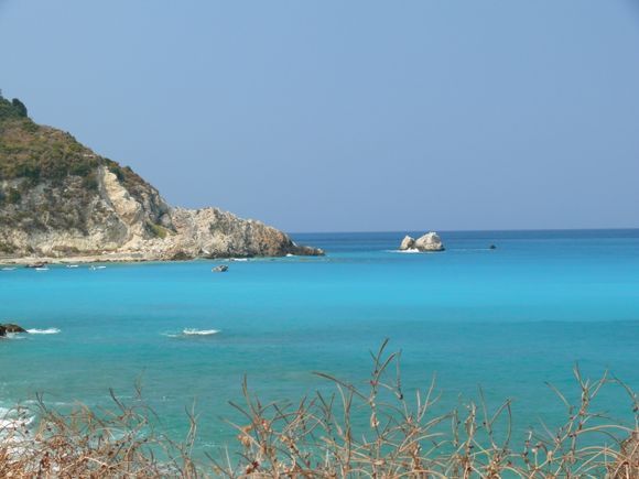 blue sea,Agios Nikitas Beach, Lefkada