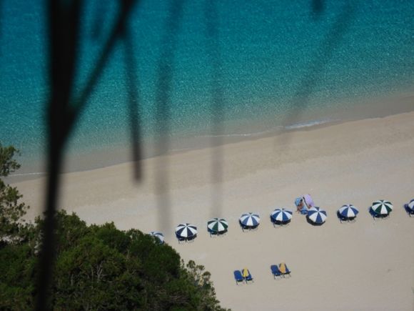 Egremni, the beach from the top