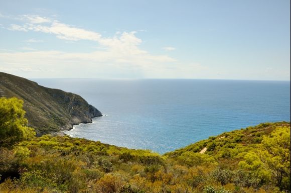 Beach near the ship's wreck