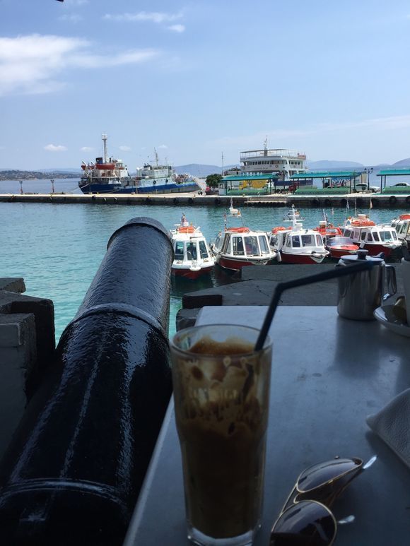 Coffee time at Roussos Cafe