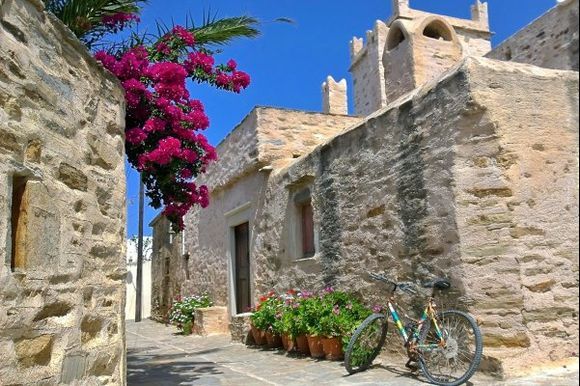 The Agios Eleftherios Μonastery located in the village of Sagri, Naxos.
