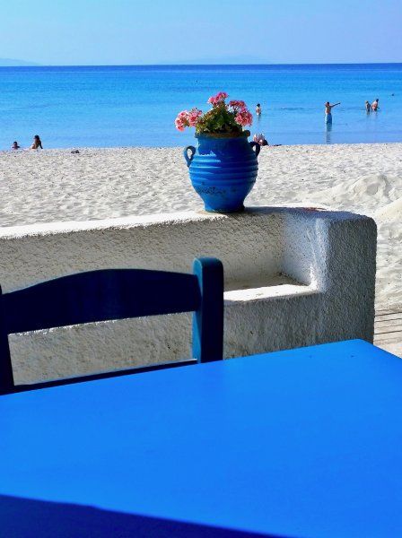 Traditional Greek Taverna with fantastic beach view...