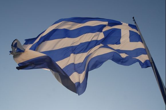 The biggest Greek flag in the world