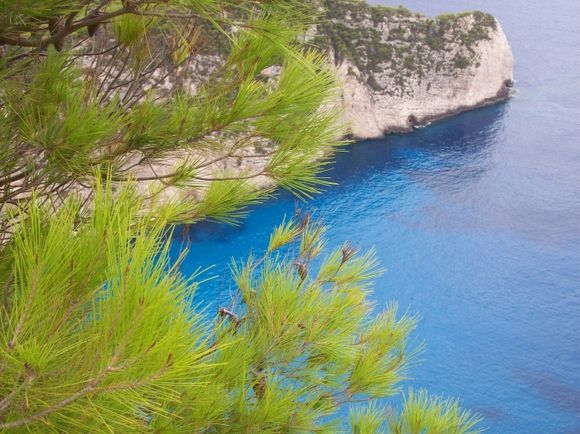 beautiful colours near the Bay of Navagio
