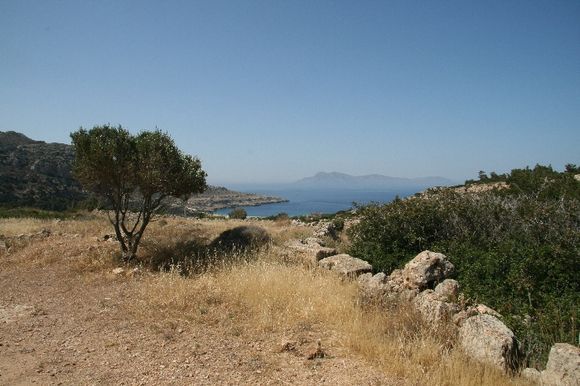Kassos island seen from Arkassa
