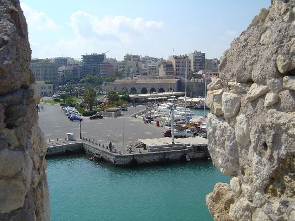 Heraklion port fortifications