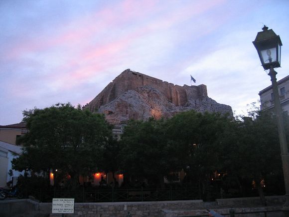 Acropolis by nightfall