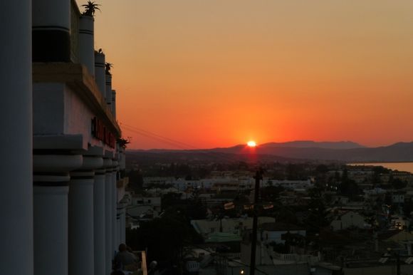 Sunset at Agia Marina Crete
