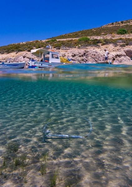 Livadi Geranou beach Patmos underwater !!