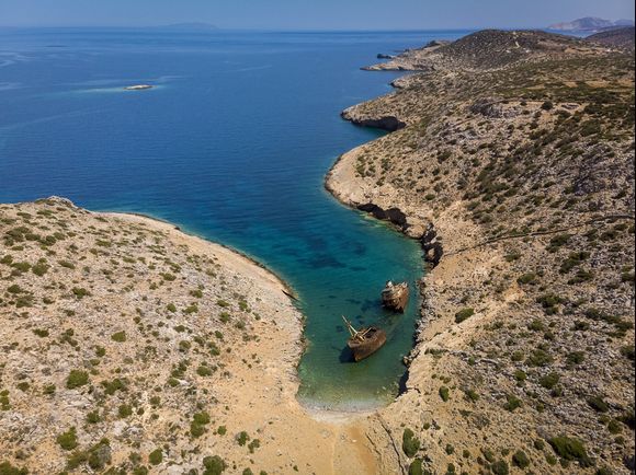 Shipwreck in Amorgos island