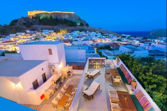 Villa Eftihia in the heart of Lindos with View to Acropolis