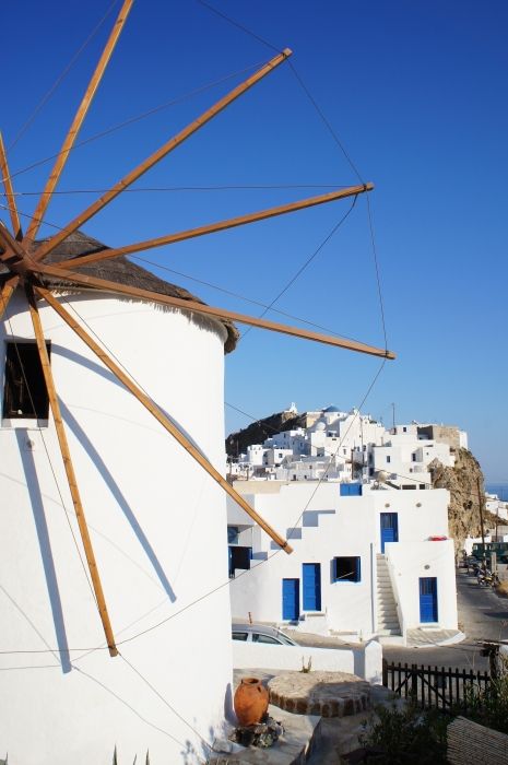 A windmill in Chora