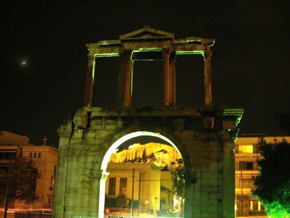 The Acropolis under the arches