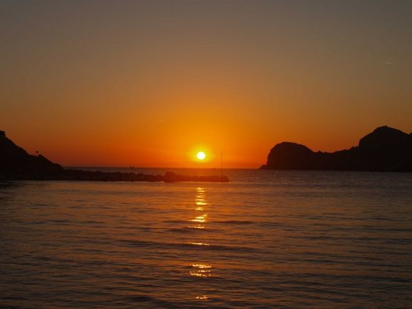 Sunset over Galissas Bay May 2012