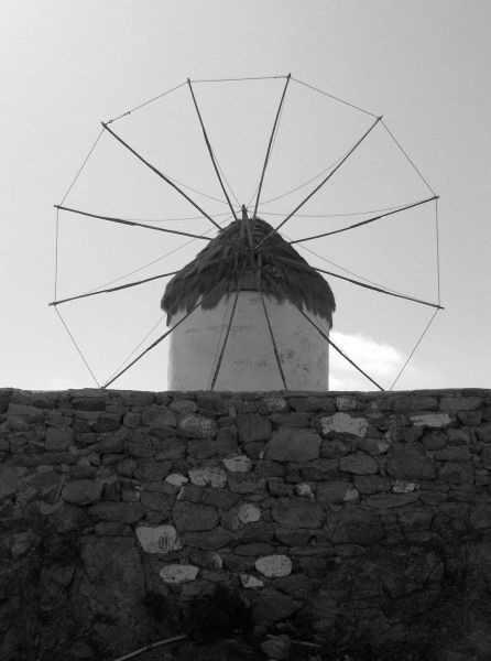 The Classic Windmills of Mykonos.