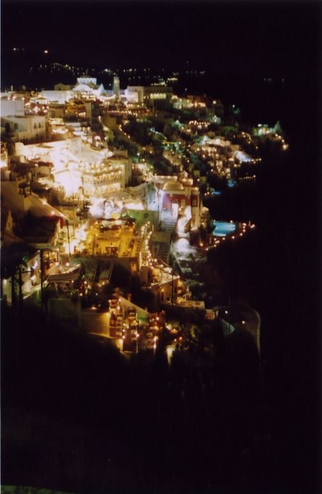 Fira Lights at Night