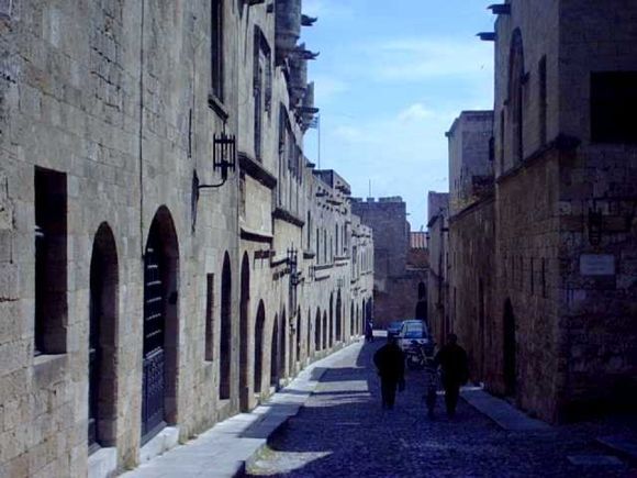 Street of the Knights, old area, Rhodes - 2005.
