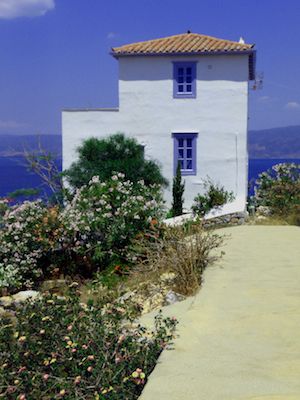 House at the seaside on Hydra
