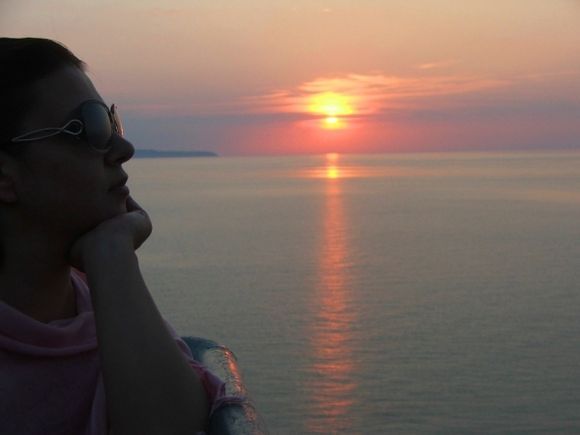 Sunset, Logas beach, Corfu