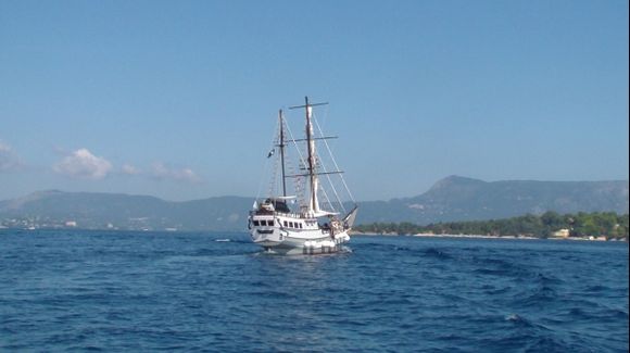 Sailing ship Corfu