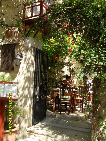 A restaurant in Rethymno