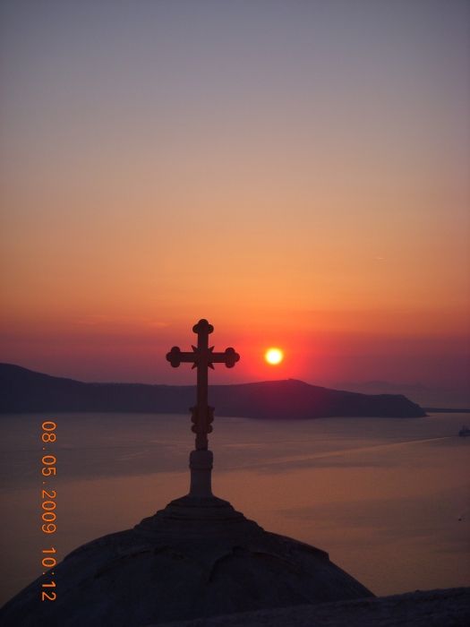 Fira sunset