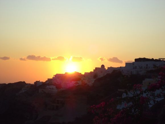 Sunset in OIA Santorini