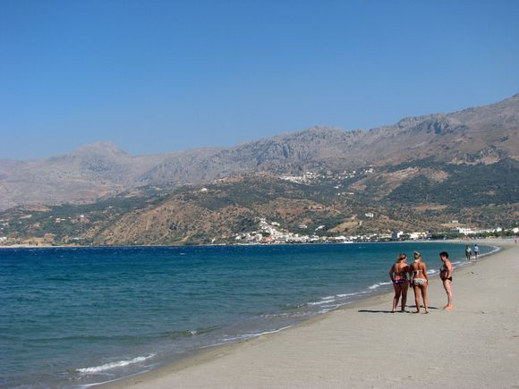 Plakias, Crete - the beach