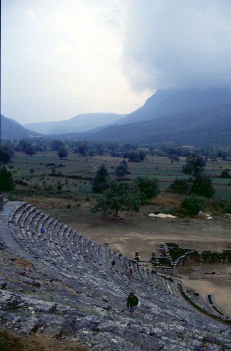 The theater of Dodona.The oldest sanctuary in Greece