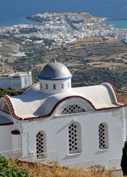 View on Tinos town