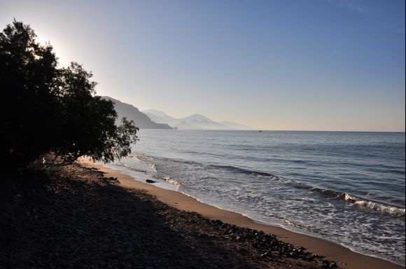 The beautifull south coast of Crete.
