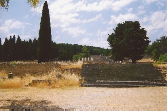 The archeological site of Asklepieion.