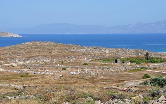 General view of Delos.
