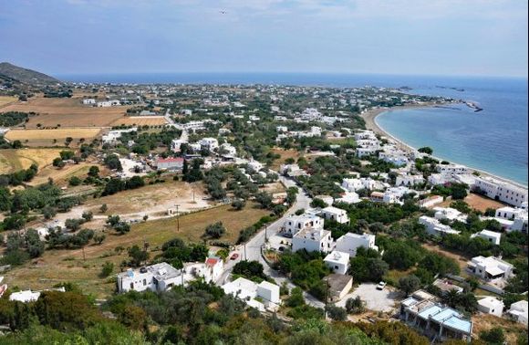 View on Molos and Magazi beach.