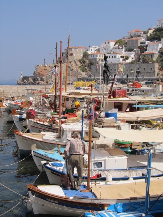 Early morning in Hydra.