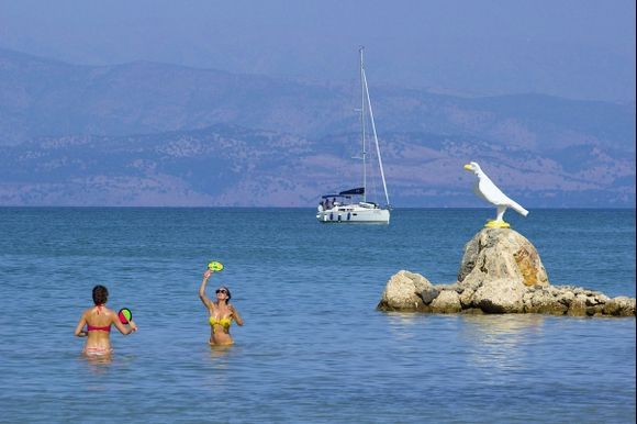 Gouvia beach fun, Corfu