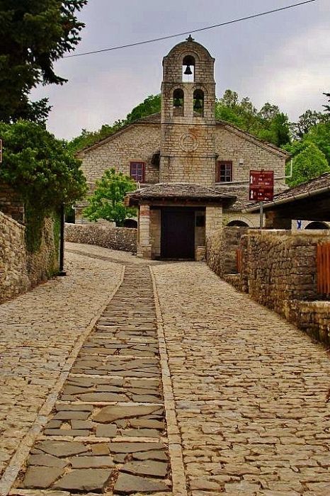 Church in Monodendri. Zagoroxoria, Epirus.