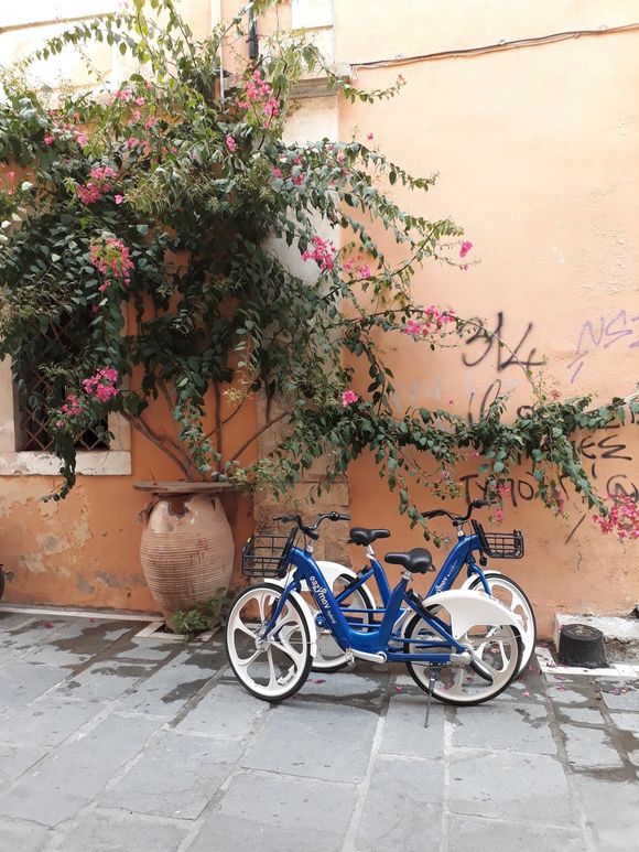 On the streets of Chania town