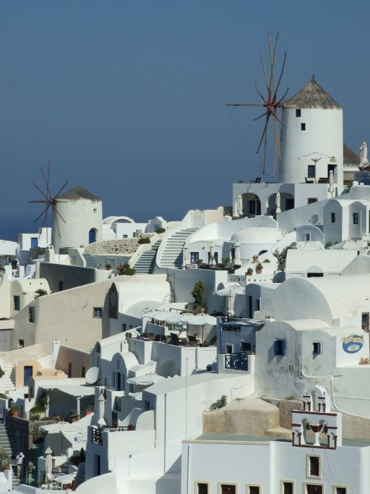 Oia view, taken from the Castle.