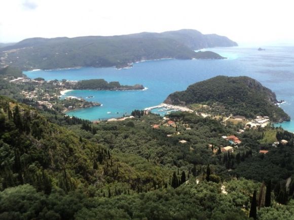 view from Makrades, Corfu